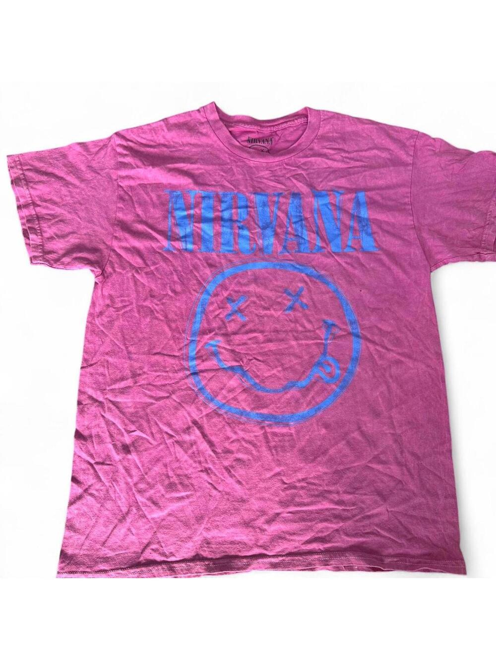💖 NWOT NIRVANA L SMASHED FACE TEE 💖